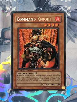 CT1-EN003 Command Knight Secret Rare Limited Edition MP! YuGiOh TCG - Image 1