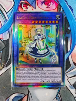 Yugioh Asian English OCG CR09-AE091 Lady's Dragonmaid - Ultimate Rare - Image 1