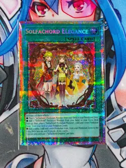 Yugioh Asian English OCG CR09-AE070 Solfachord Elegance - PSE - Image 1