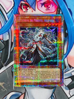 Yugioh Asian English OCG CR09-AE078 Mitsurugi no Mikoto, Aramasa - PSE - Image 1