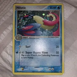 Milotic Pokemon card - 8/106 Emerald Holo Rare (2005) - Image 1