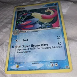 Milotic Pokemon card - 8/106 Emerald Holo Rare (2005) - Image 3