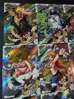 One Piece Set of 12 Collectible Character Anime SSR SR Cards CCG Luffy Hancock - Image 2