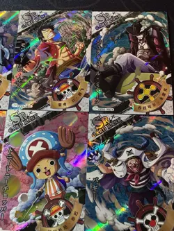 One Piece Set of 12 Collectible Character Anime SSR SR Cards CCG Luffy Hancock - Image 3