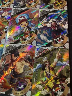 One Piece Set of 12 Collectible Character Anime SSR SR Cards CCG Luffy Hancock - Image 4