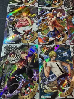 One Piece Set of 12 Collectible Character Anime SSR SR Cards CCG Luffy Hancock - Image 5