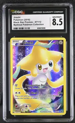 CGC 8.5 Jirachi 2016 Black Star Promos XY112 Pokemon Card - Image 1