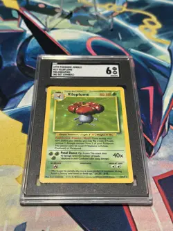 SGC 6 Vileplume No Symbol ERROR Holo Rare 15/64 Jungle Pokemon Card 🔥 - Image 1