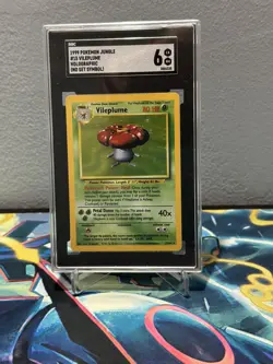 SGC 6 Vileplume No Symbol ERROR Holo Rare 15/64 Jungle Pokemon Card 🔥 - Image 2