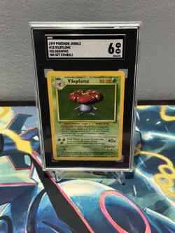 SGC 6 Vileplume No Symbol ERROR Holo Rare 15/64 Jungle Pokemon Card 🔥 - Image 3