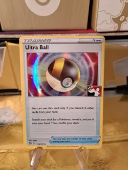 Ultra Ball Holo Pokemon Prize Pack Series 2 Promo Pokemon Card NM/LP 150/172 - Image 1
