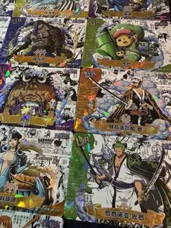 One Piece Set of 18 Collectible Character Anime SSR Cards CCG UR Full Art - Image 4