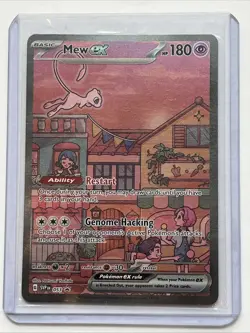 Mew ex SVP 053 Pokemon TCG Scarlet Violet 151 Black Star Promo Full Art Card NM - Image 1