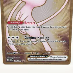 2023 Mew ex 205/165 Scarlet & Violet 151 UPC Gold Metal Promo Card NM - Image 3