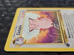 CLEFABLE 1999 Pokemon Jungle 1st Edition NON-HOLO Rare Card #17 - Image 3