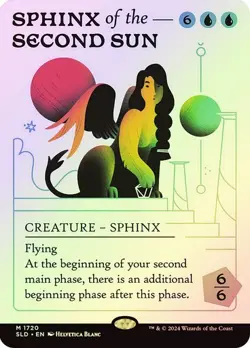 MTG Sphinx of the Second Sun (Rainbow Foil) Secret Lair Drop Foil - Image 1