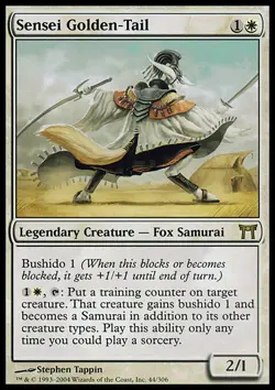 MTG SENSEI GOLDEN-TAIL POOR - SENSEI CODA-D'ORO - CHK - MAGIC - Image 1