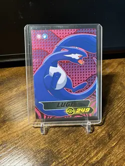 2024 Pokemon Pokedex 3 Blue #249 Shadow Lugia 8/9 Limited Edition NM - Image 2