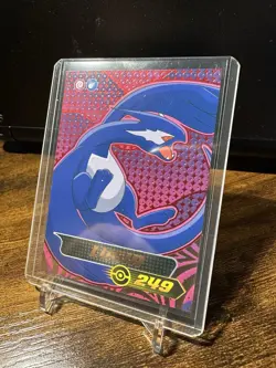 2024 Pokemon Pokedex 3 Blue #249 Shadow Lugia 8/9 Limited Edition NM - Image 3