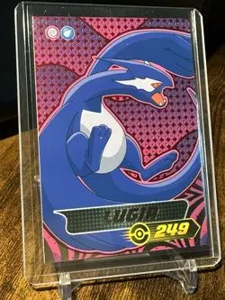 2024 Pokemon Pokedex 3 Blue #249 Shadow Lugia 8/9 Limited Edition NM - Image 4