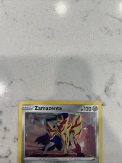 Zamazenta 140/192 Rebel Clash Cracked Ice Holo Rare Promo Pokemon TCG NM - Image 2
