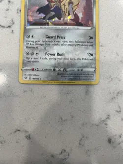 Zamazenta 140/192 Rebel Clash Cracked Ice Holo Rare Promo Pokemon TCG NM - Image 3