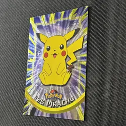 Topps Pokemon TCG Pikachu #25 holo foil Blue Logo 1999 - Image 1