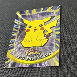 Topps Pokemon TCG Pikachu #25 holo foil Blue Logo 1999 - Image 2