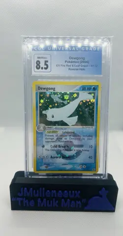 Pokemon 2004 Dewgong Reverse Holo Rare Ex Fire Red Leaf Green Cgc 8.5 - Image 1