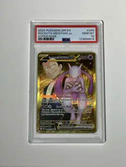 Pokemon TCG - Team Rockets Mewtwo ex #240 - Destined Rivals - PSA 10 - GEM MINT - Image 1