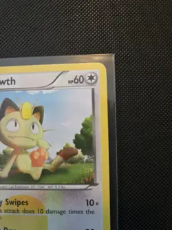 Pokemon TCG Meowth Holo Secret Rare Noble Victories 102/101 Near Mint Condition - Image 4