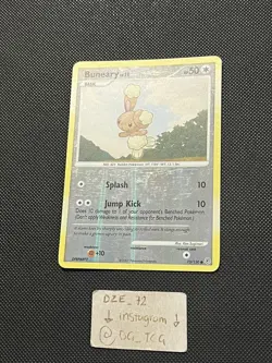 Pokemon Diamond & Pearl 2007 - Buneary Lv.31 - 73/130 - Reverse Holo - LP/NM - Image 5