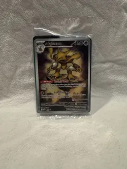 Pokemon Center Stamped Alakazam 009 Pokemon Mega Evolutions - ETB Promo Sealed - Image 1