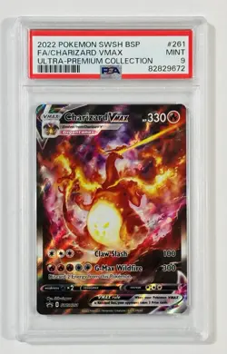 2022 Pokemon Charizard VMAX Ultra-Premium Collection SWSH 261 - PSA 9 MINT - Image 1