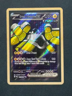 Pokemon TCG - Iron Hands ex - PAR 223/182 Paradox Rift - Ultra Rare #CS - Image 1