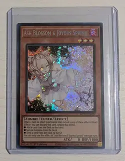 Ash Blossom & Joyous Spring Prismatic Secret Rare Tin Pharaoh's Gods MP22 1st Ed - Image 1