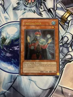 ULTIMATE RARE Crystal Seer TAEV-EN031 1st Edition Yugioh VLP/NM (ST) - Image 1