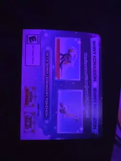 Shiny Koraidon Or Miraidon Pokemon Scarlet Violet Code Card - Unscratched - Image 1