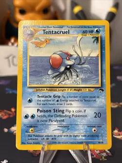 Tentacruel 10/18 Southern Islands Regular Clean & Centered Card Great Promo !! - Image 2