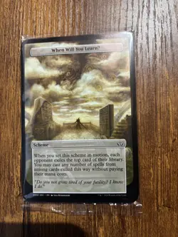MTG Duskmourn Commander Archenemy Scheme Cards - Endless Punishment - Image 1