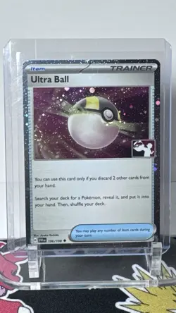 Ultra Ball Cosmic Holo Pokemon Prize Pack Series 3 Promo Pokemon Card NM/LP SVP - Image 1