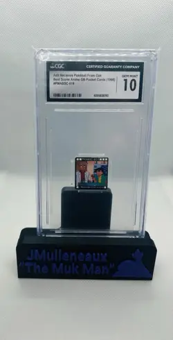 1998 Pokemon Ash Recieves Pokeball From Oak Best Scenes Anime GB Cards CGC 10 - Image 1
