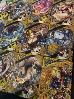 One Piece Set of 18 Collectible Character Anime SSR SR Cards CCG Luffy Nami - Image 5