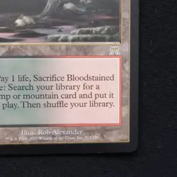 #313 Bloodstained Mire Onslaught Set Regular Magic the Gathering MTG - Image 4