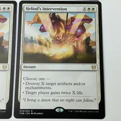 Heliod's Intervention Theros Beyond Death Playset X 4 NM Unplayed Rare Instant - Image 4