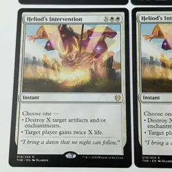 Heliod's Intervention Theros Beyond Death Playset X 4 NM Unplayed Rare Instant - Image 5