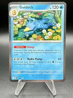 Pokemon TCG Golduck 008 MEP EN Holo Black Star Promo Mega Evolutions - Image 1
