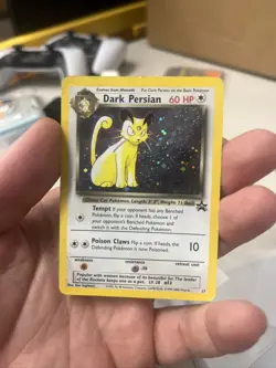 Pokemon TCG WOTC Black Star Promo Dark Persian #17 Holo Rare HP CONDITION - Image 1
