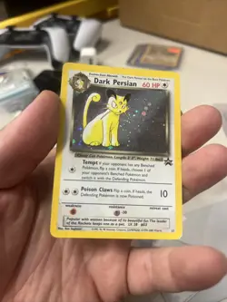 Pokemon TCG WOTC Black Star Promo Dark Persian #17 Holo Rare HP CONDITION - Image 3
