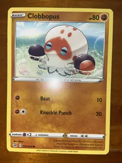 Pokemon TCG Clobbopus Fusion Strike Sword And Shield 152/264 VG 2021 - Image 1